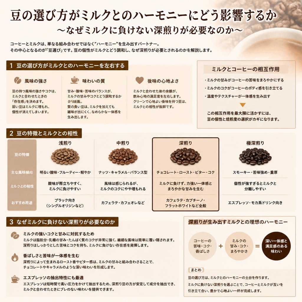 2. ミルクとのバランスが重要